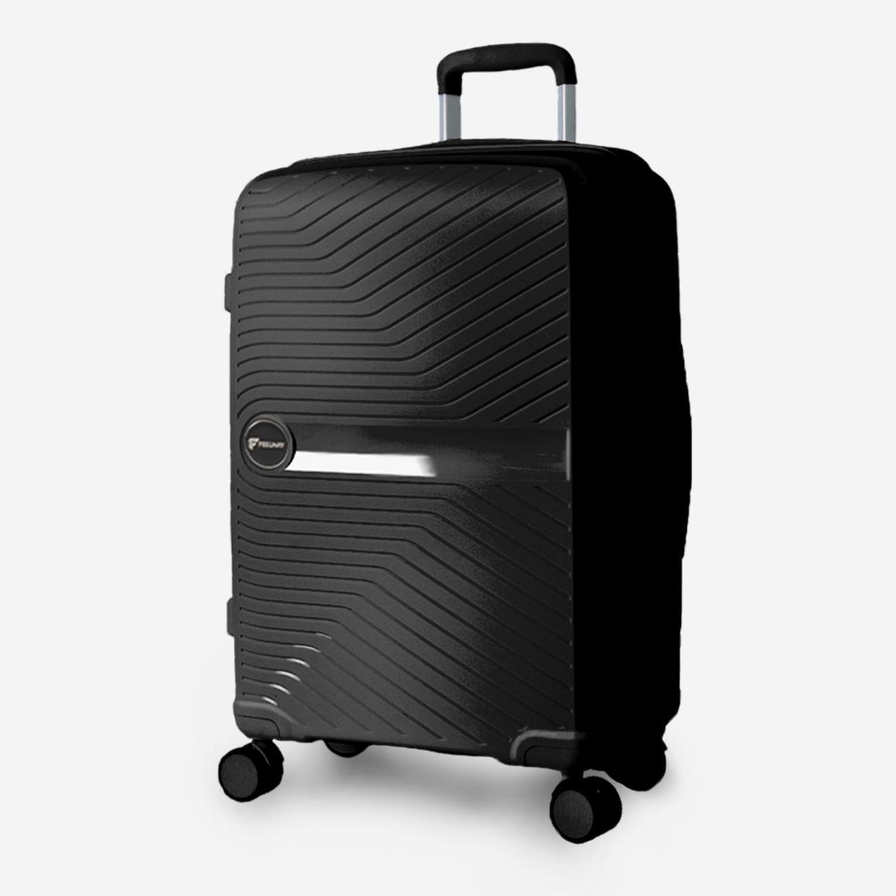 Чемодан FEELWAY на колесах L черный