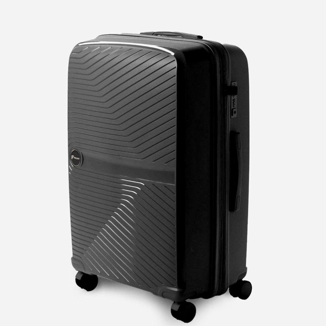 Чемодан FEELWAY на колесах L черный