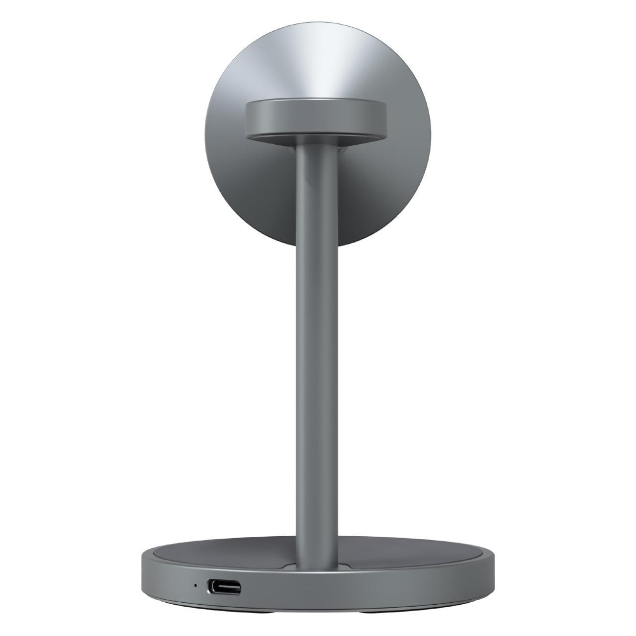 Беспроводное зарядное устройство Magssory 3 в 1 Base для Apple, с магнитами, Qi2, Midnight