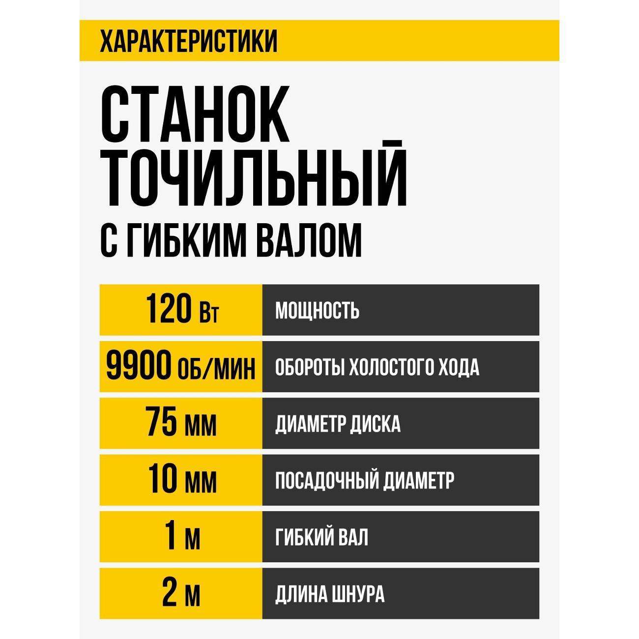 Станок точильный Kolner KBG 75-120W-S