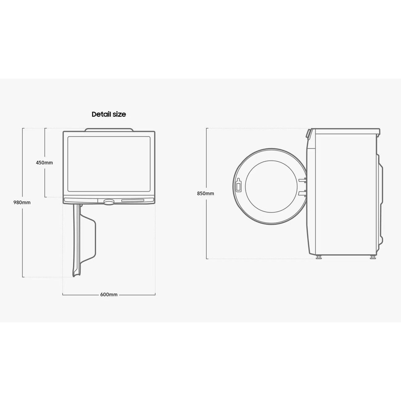 Стиральная машина Samsung WW80AGAS22AXLD