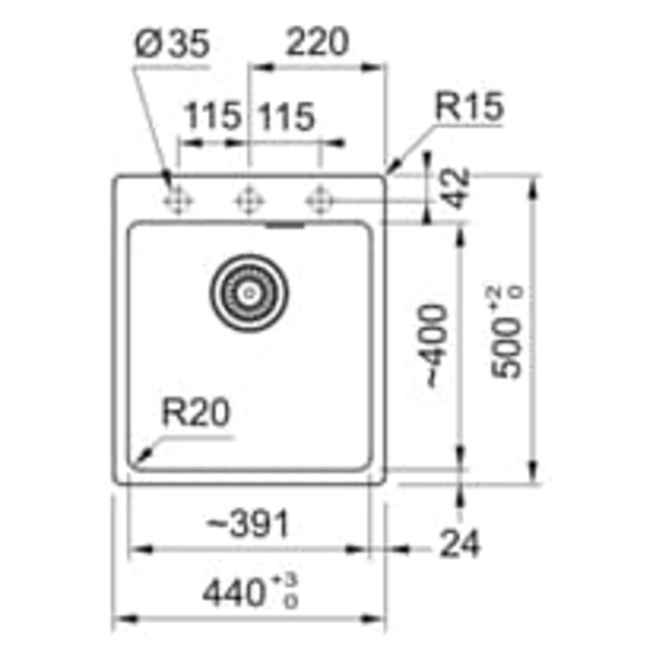 Мойка кухонная Franke MRG 610-39 FTL черная матовая стоп-вентиль