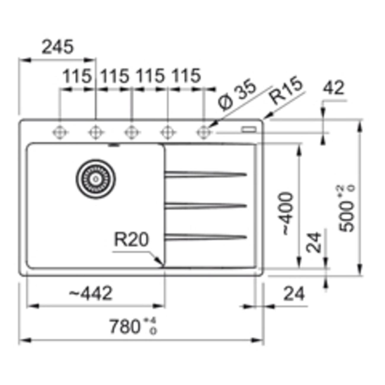 Мойка кухонная Franke CNG 611/211-78 TL 685106