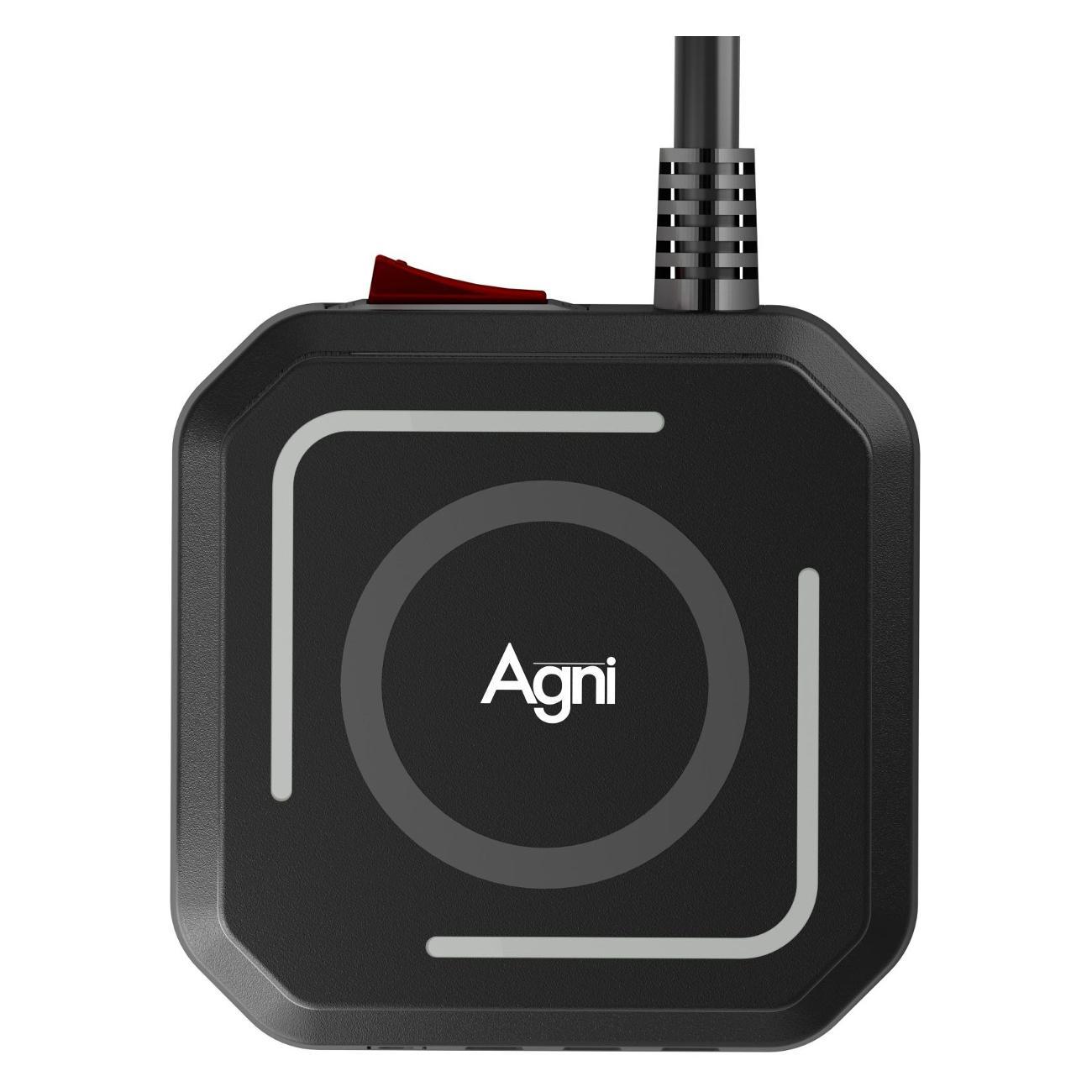 Сетевой фильтр AGNI TP-VE4U5E-C-W-5m-black