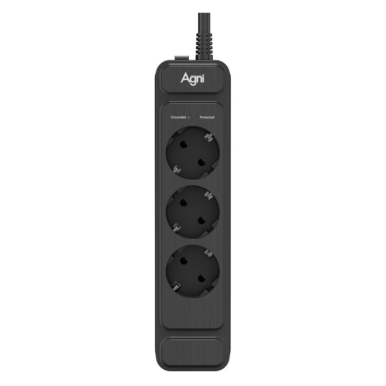 Сетевой фильтр AGNI TP-FS3E-2m-black фото