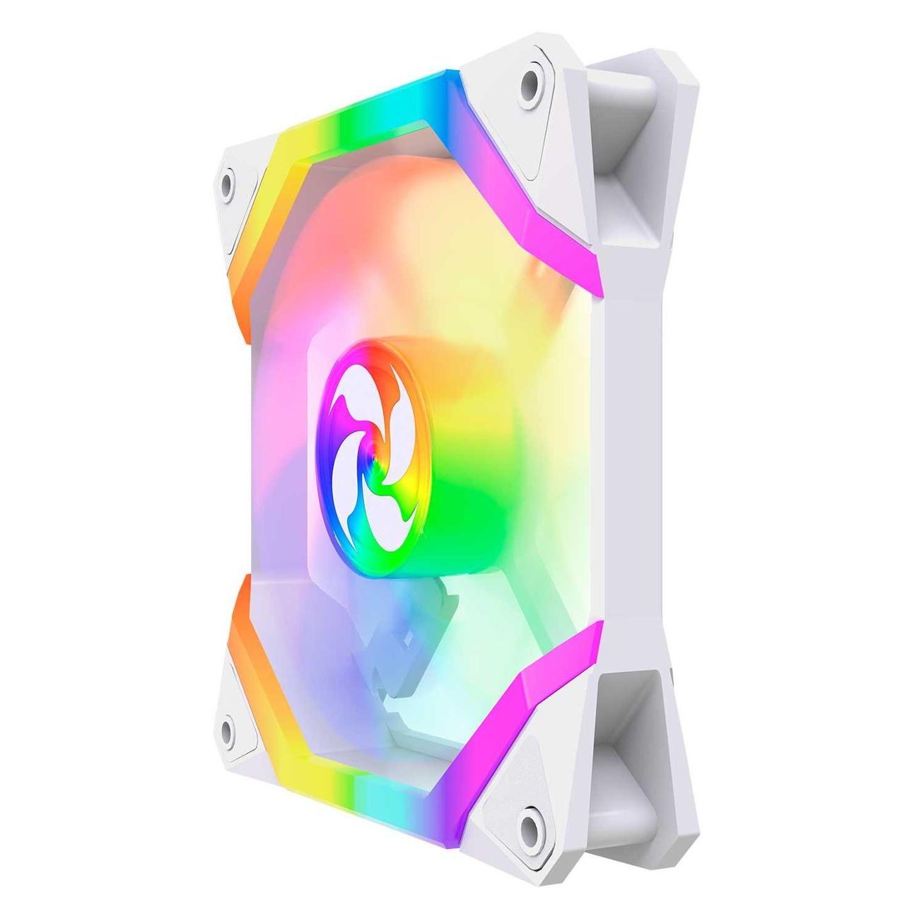 Вентилятор для компьютера 4FAN F40 White 120mm 3 in 1 (F4012W3)