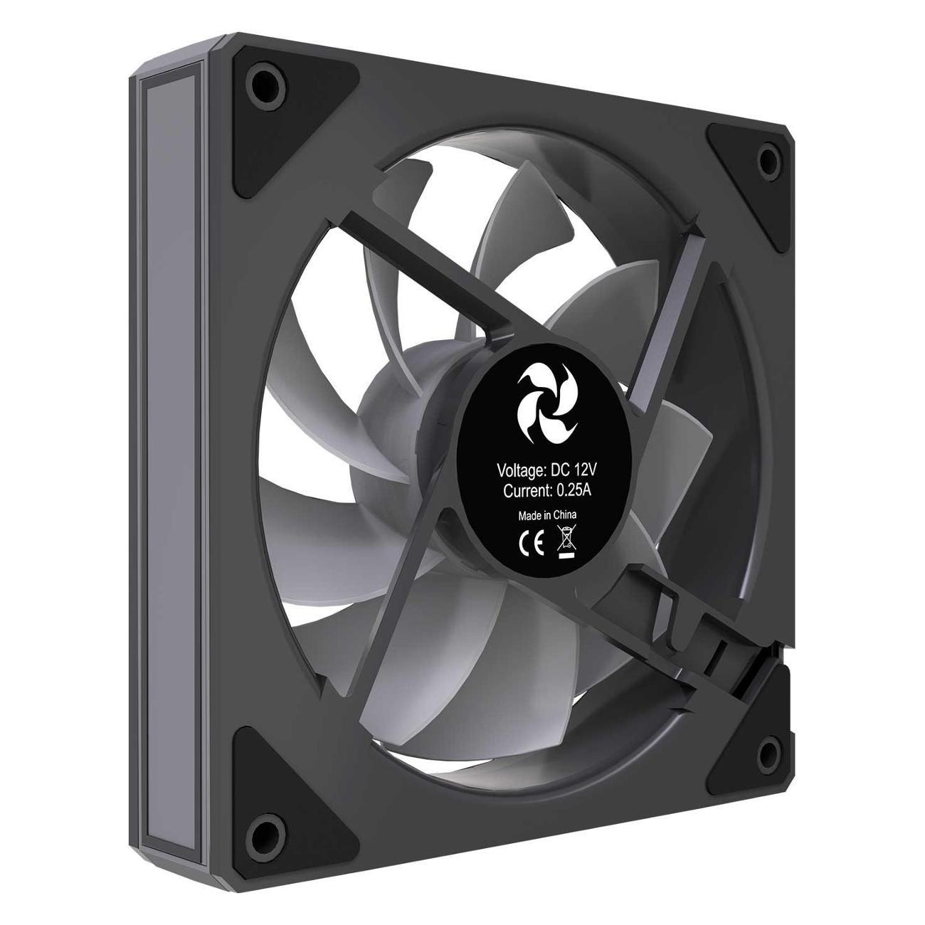 Вентилятор для компьютера 4FAN F69 Black 120mm