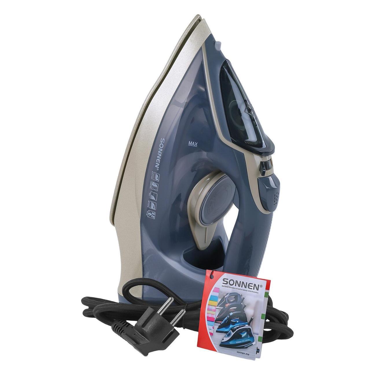 Утюг Sonnen SI-6008 2200Вт серебристо-золотой