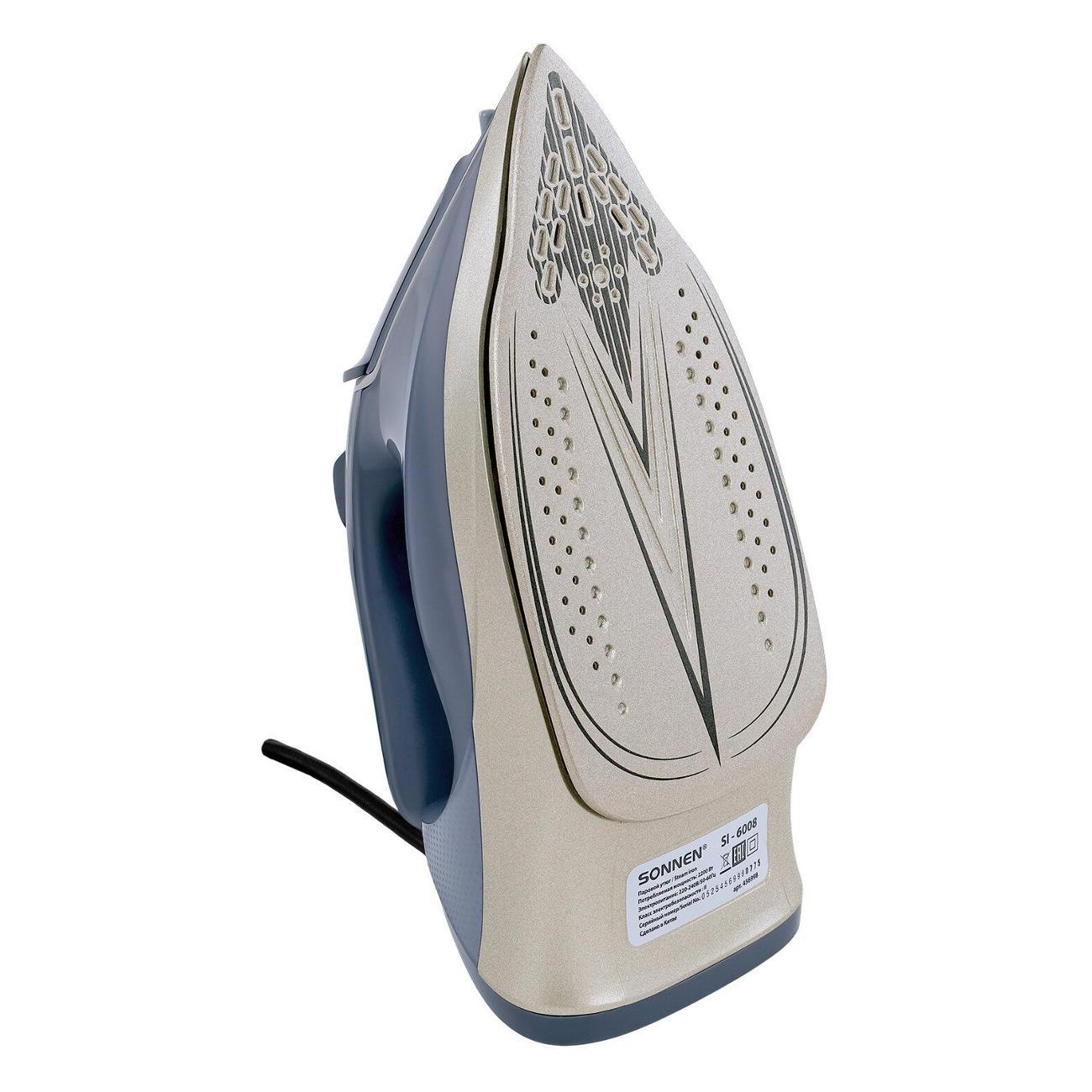 Утюг Sonnen SI-6008 2200Вт серебристо-золотой