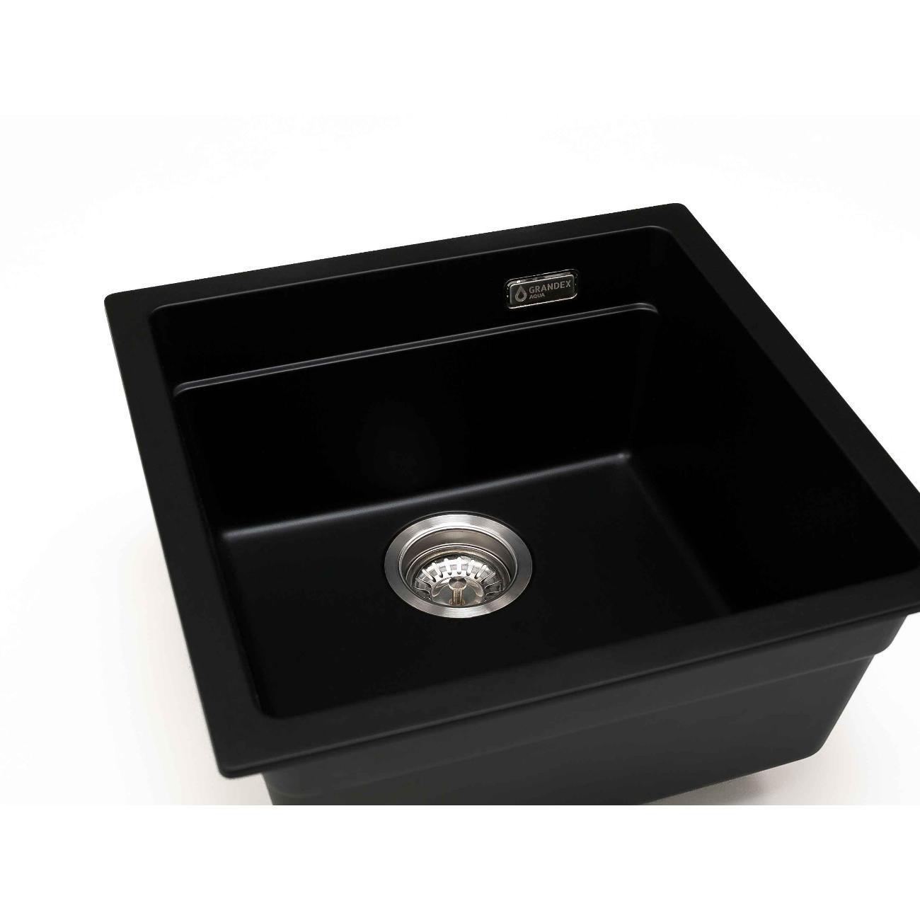 Мойка кухонная GRANDEX AQUA COMFORT 46U Bl