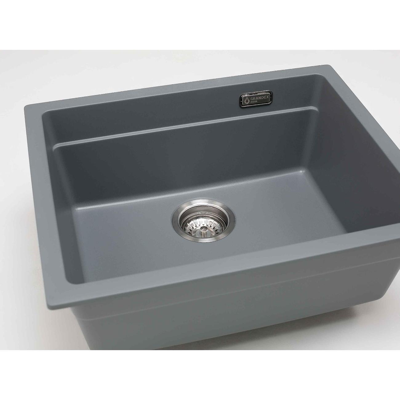 Мойка кухонная GRANDEX AQUA COMFORT 56U Gr