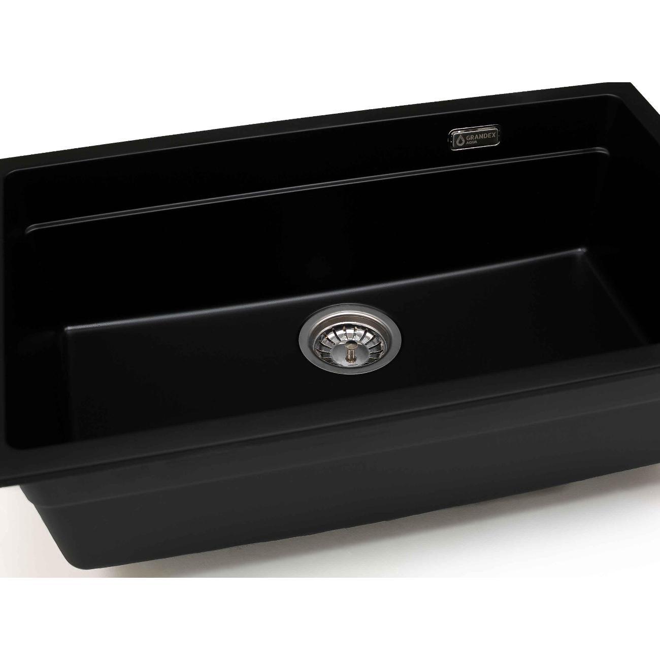 Мойка кухонная GRANDEX AQUA COMFORT 73U Bl