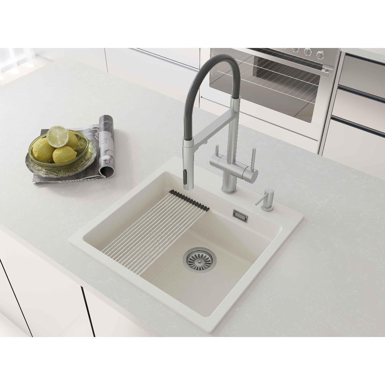 Мойка кухонная GRANDEX AQUA COMFORT 51F Wh