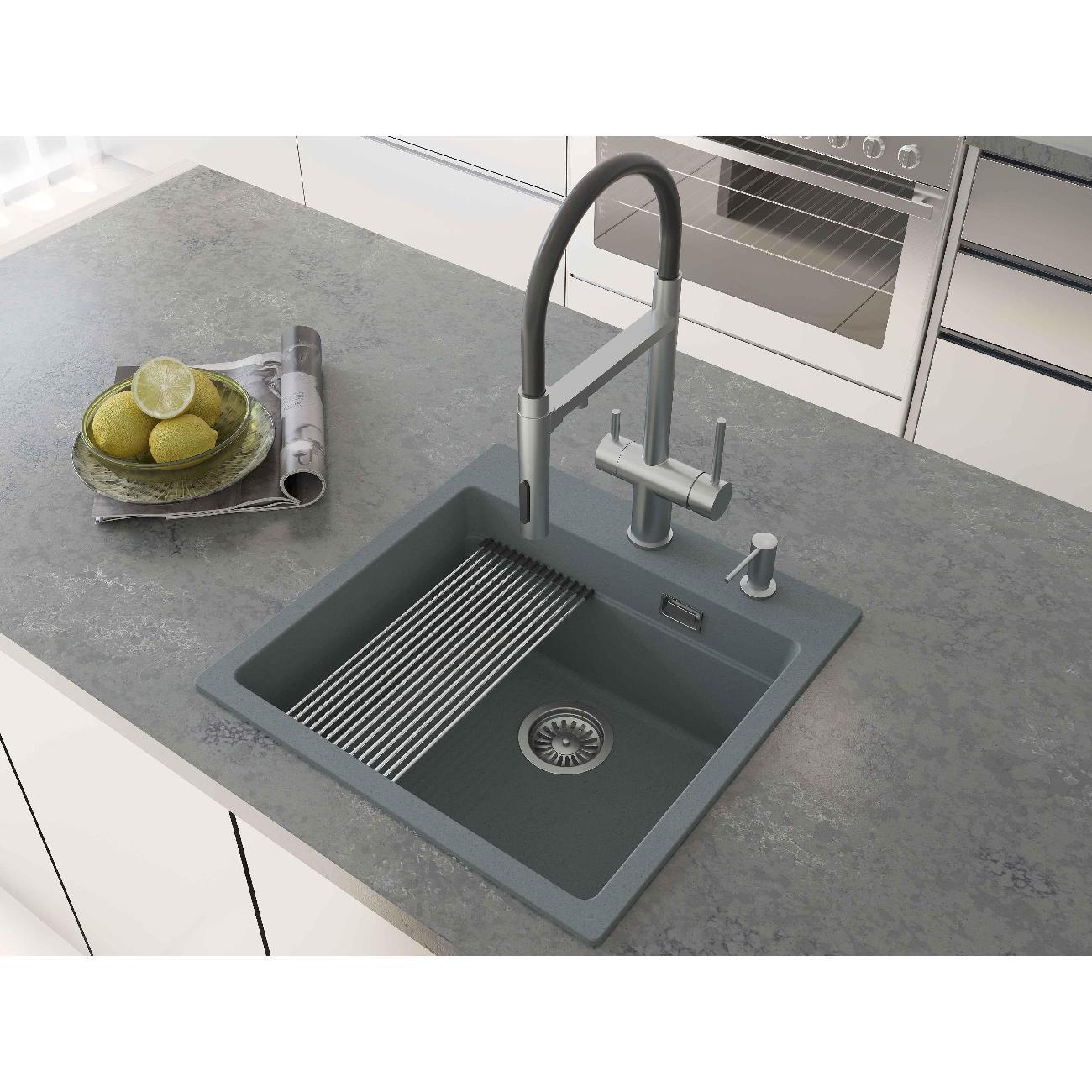 Мойка кухонная GRANDEX AQUA COMFORT 51F Gr