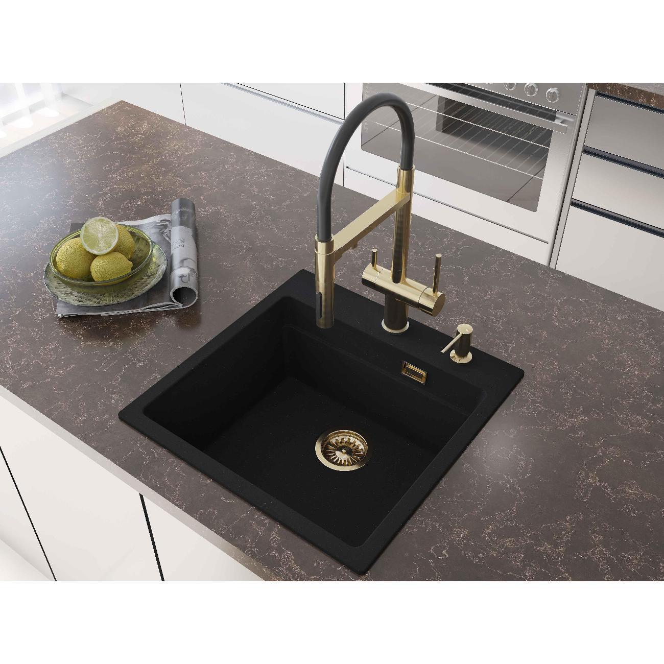 Мойка кухонная GRANDEX AQUA COMFORT 51F Bl/Gr