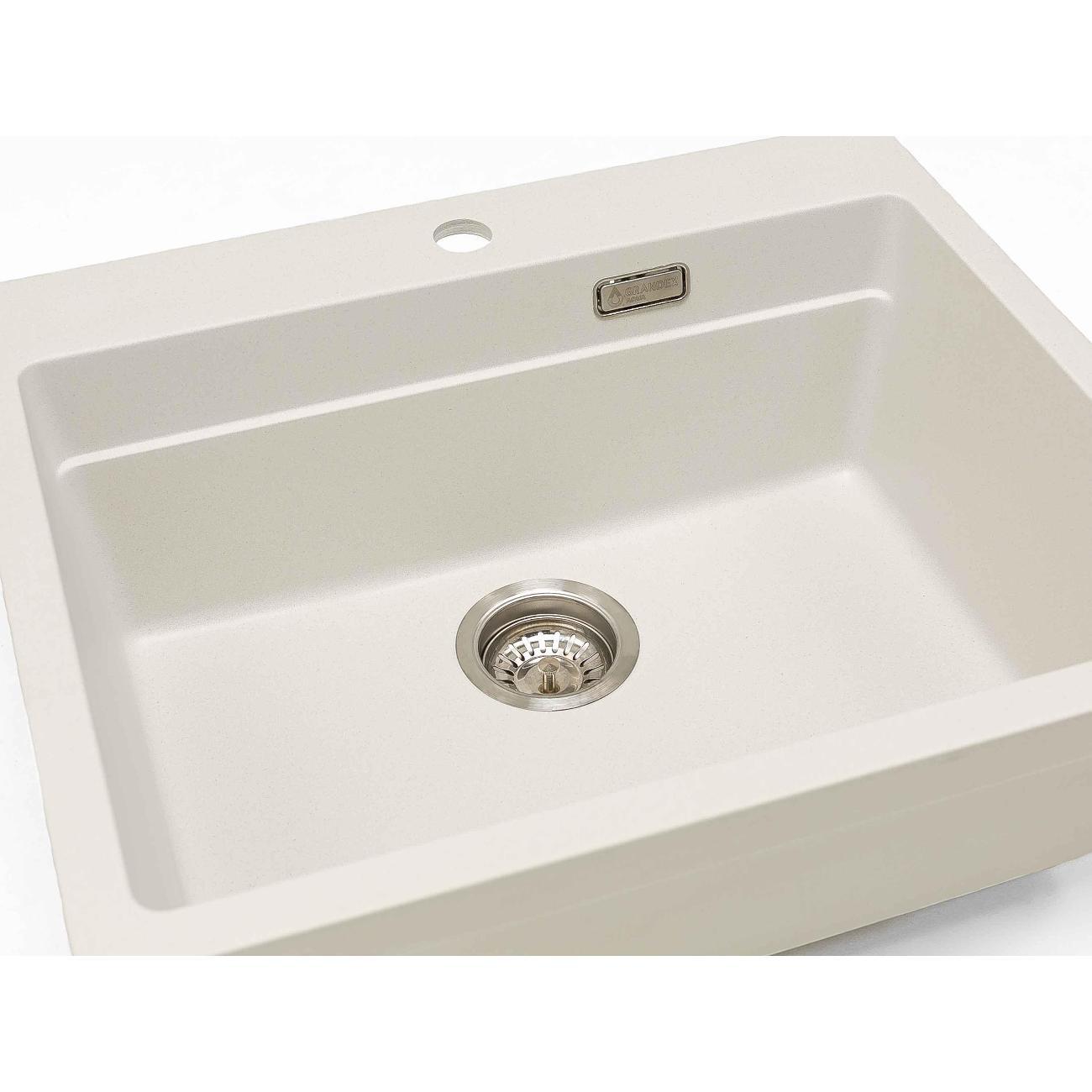 Мойка кухонная GRANDEX AQUA COMFORT 60F Wh