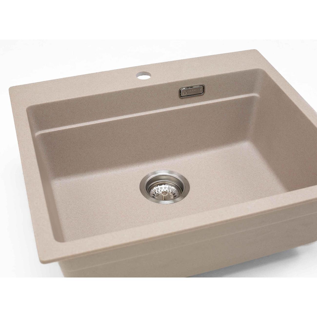 Мойка кухонная GRANDEX AQUA COMFORT 60F Be