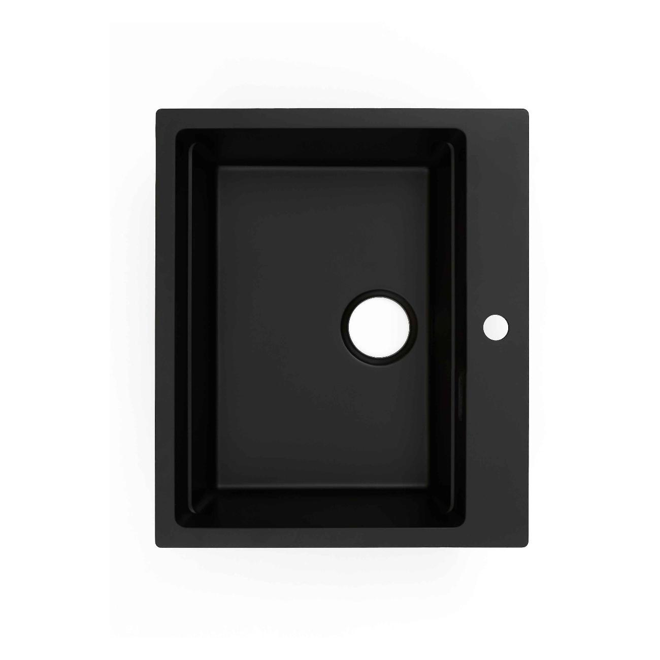 Мойка кухонная GRANDEX AQUA COMFORT 60F Bl