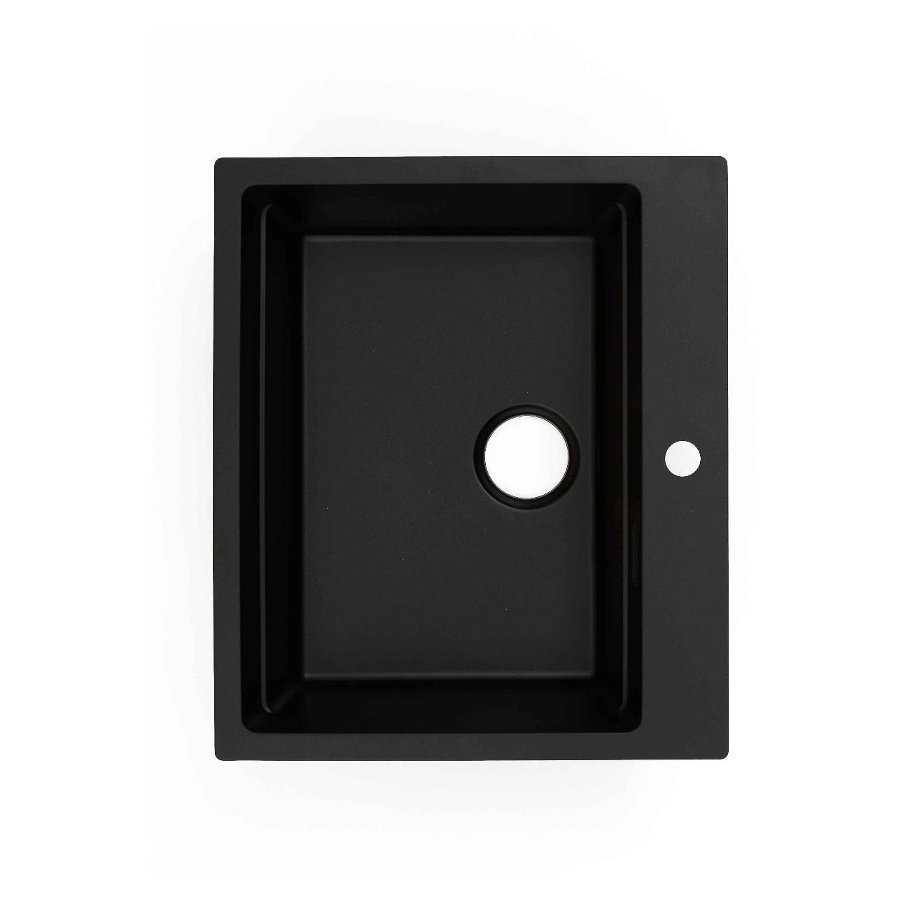 Мойка кухонная GRANDEX AQUA COMFORT 60F Bl/Gr