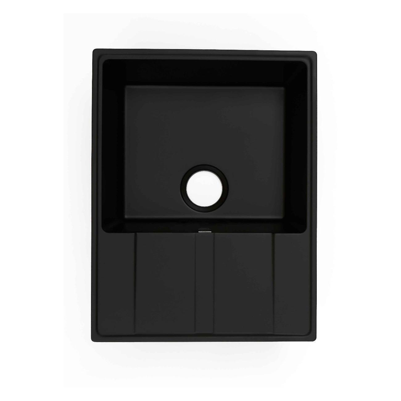 Мойка кухонная GRANDEX AQUA TOPLINE 65F Bl