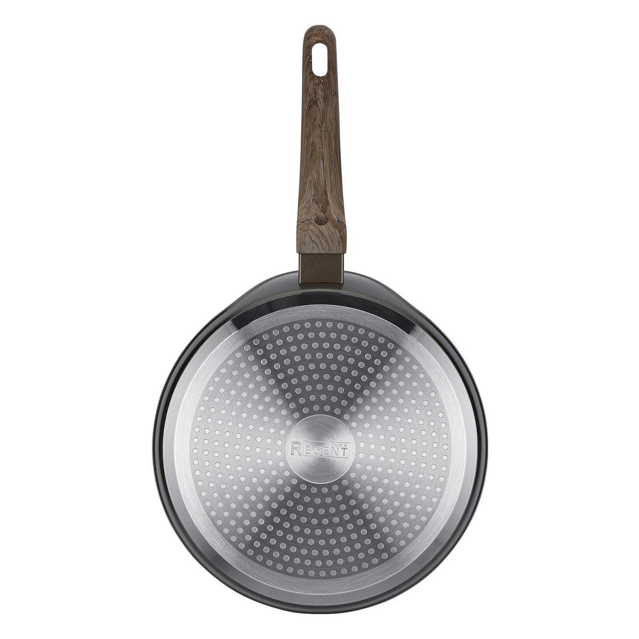 Сковорода блинная 24см (кованый алюминий) REGENT inox TERRA (62-2524)