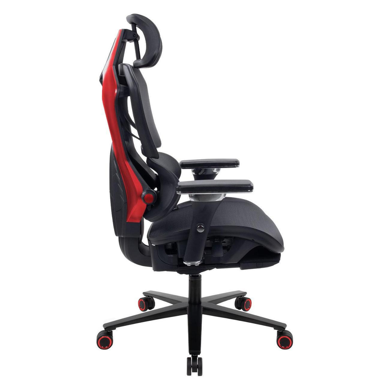 Кресло руководителя ATRONE ER-707, сетка, черное/красное