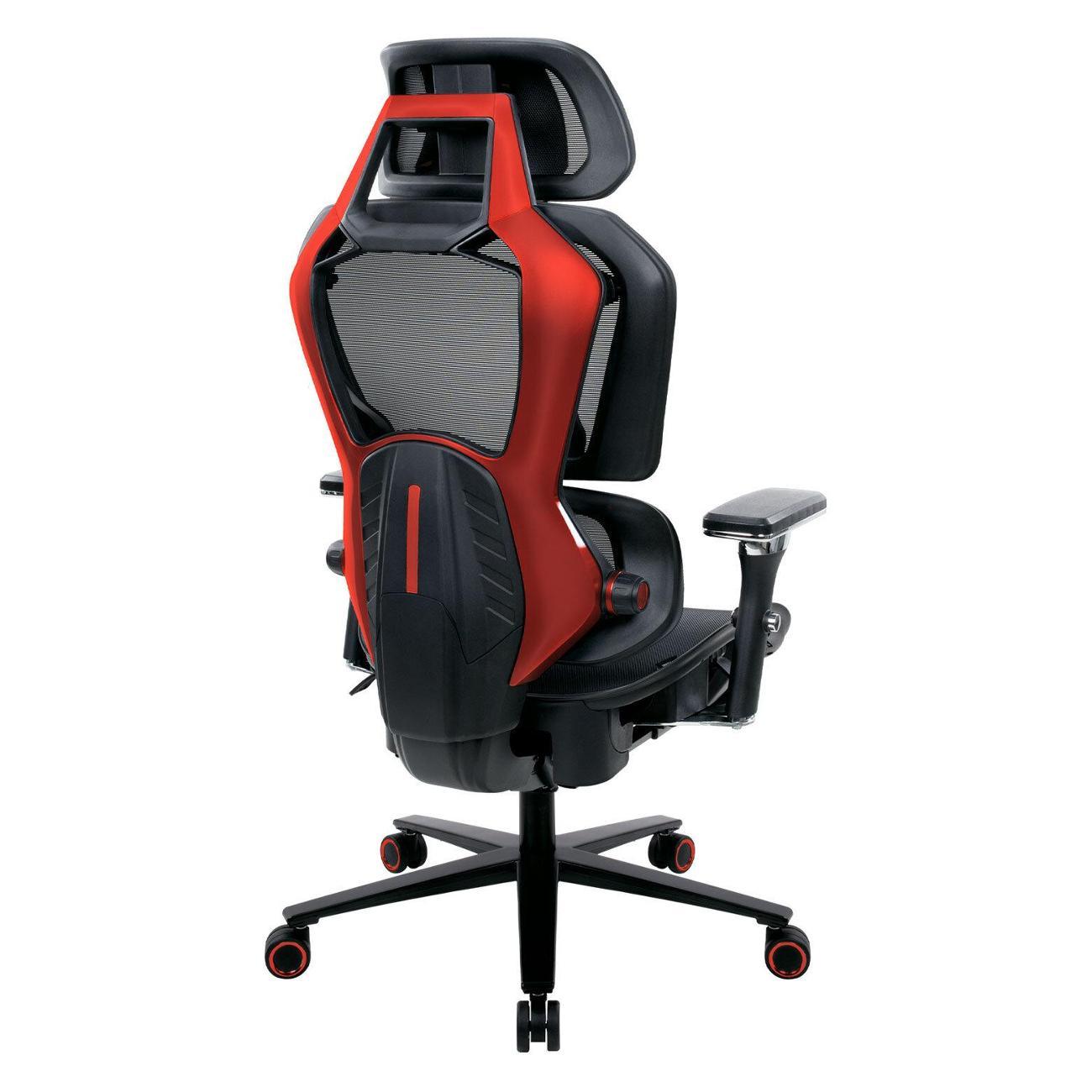 Кресло руководителя ATRONE ER-707, сетка, черное/красное