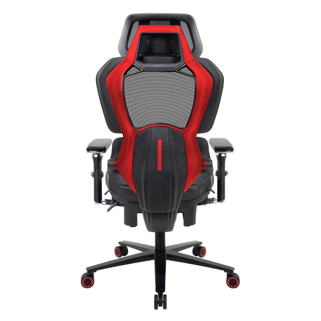 Кресло руководителя ATRONE ER-707, сетка, черное/красное