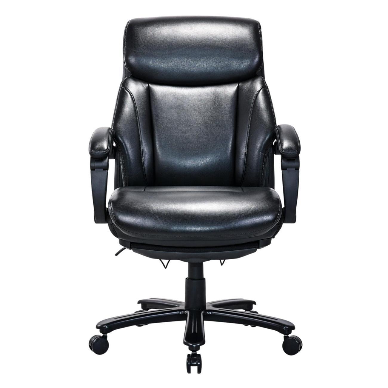 Кресло руководителя HAWASAN HD-010, экокожа, черное