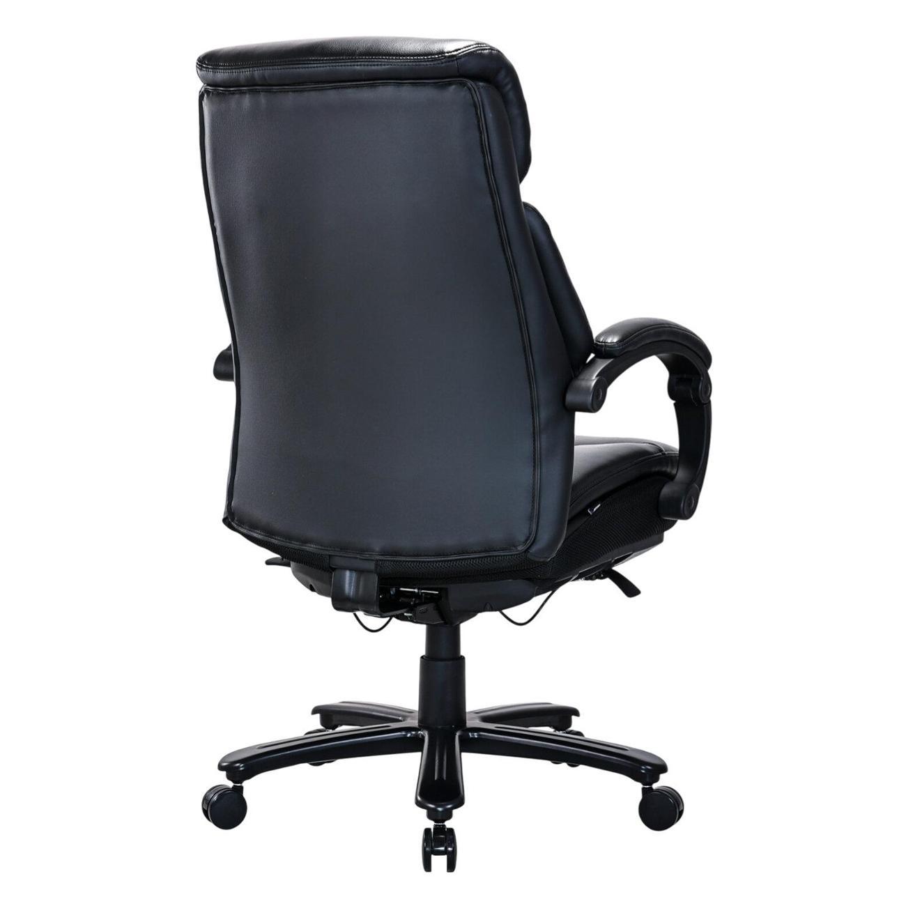 Кресло руководителя HAWASAN HD-010, экокожа, черное