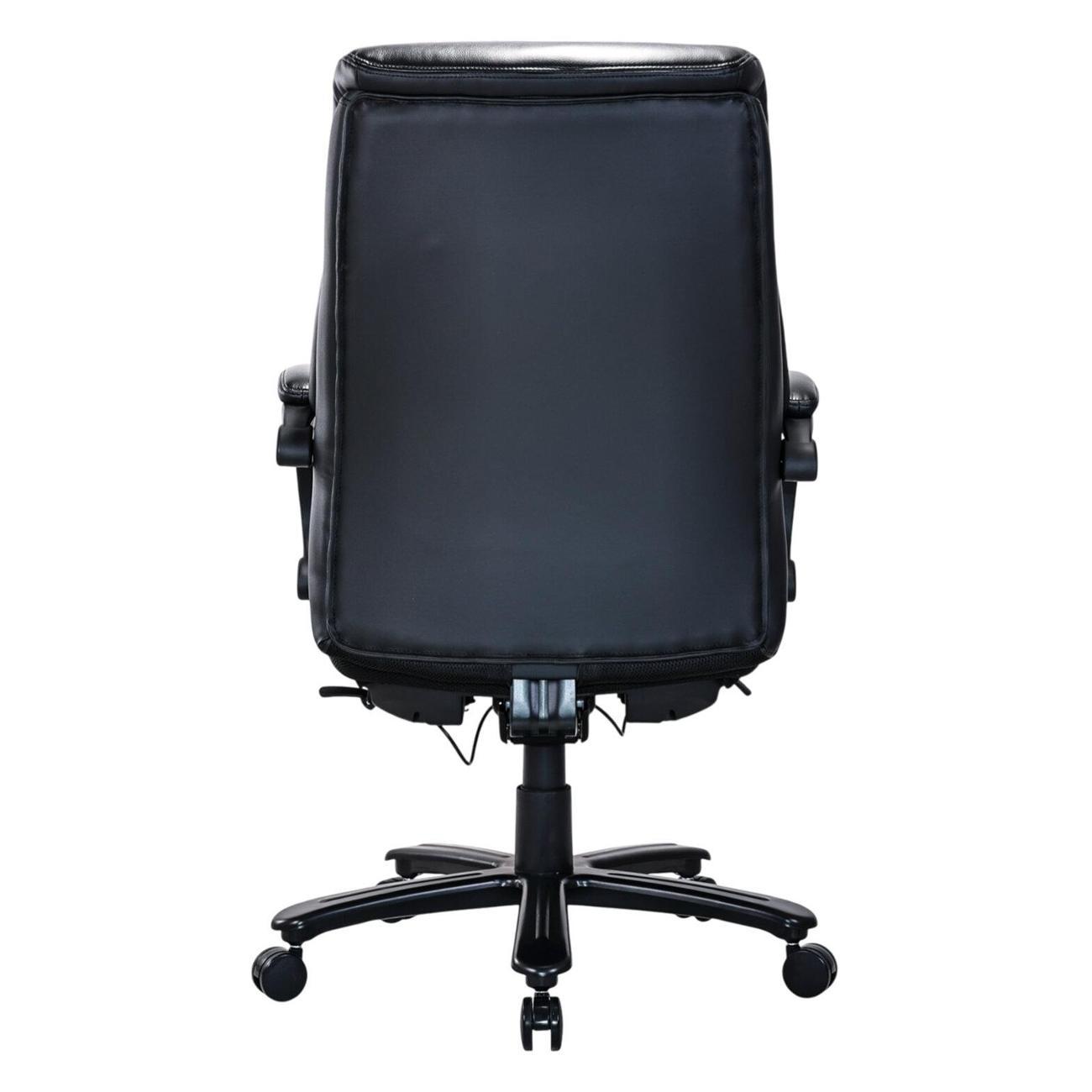 Кресло руководителя HAWASAN HD-010, экокожа, черное