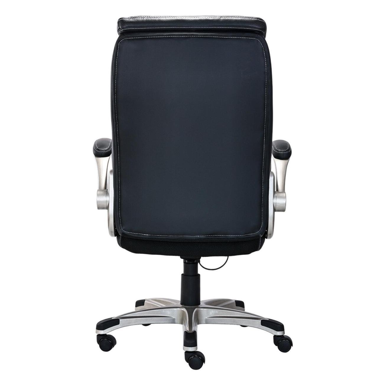 Кресло руководителя HAWASAN EX-567, рециклир. кожа, черное