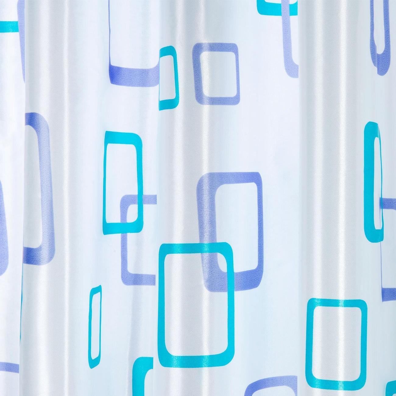 Штора для ванной PRIMILA Полиэстер 180х180см фигуры