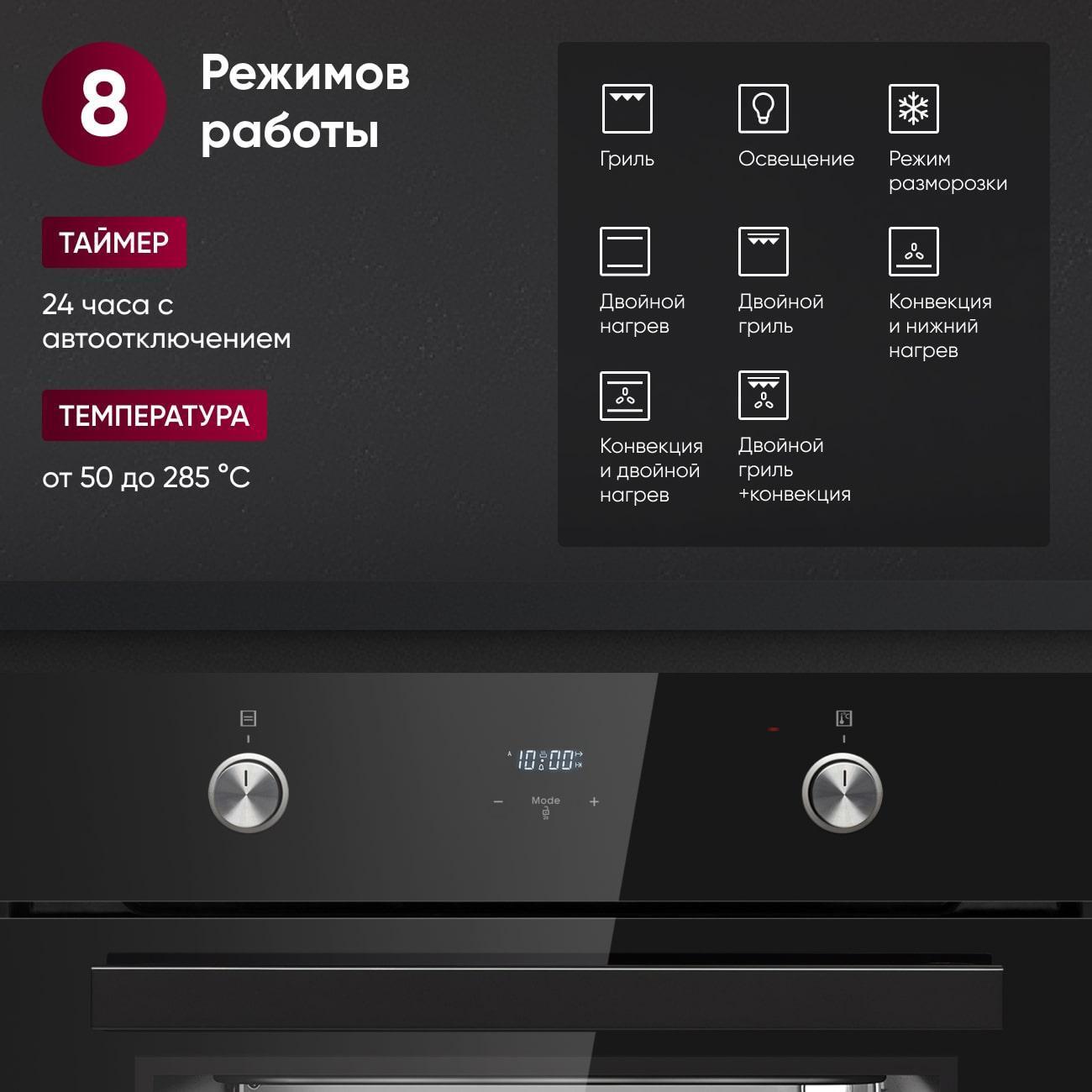 Электрический духовой шкаф Gressel U6ES58110