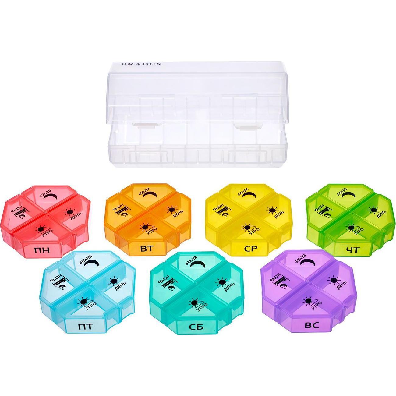 Таблетница Bradex ВЕЛНЕС мультиколор (KZ 1924)