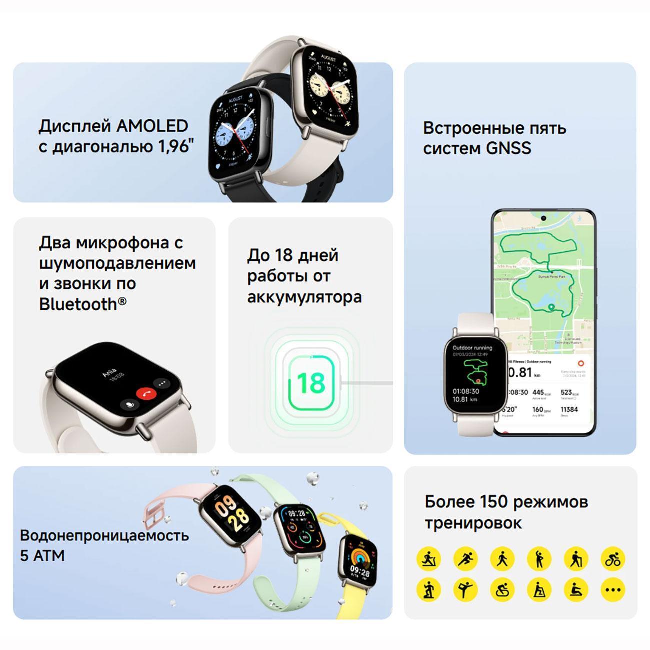 Смарт-часы Xiaomi Watch 5 Lite Black (BHR8789GL)