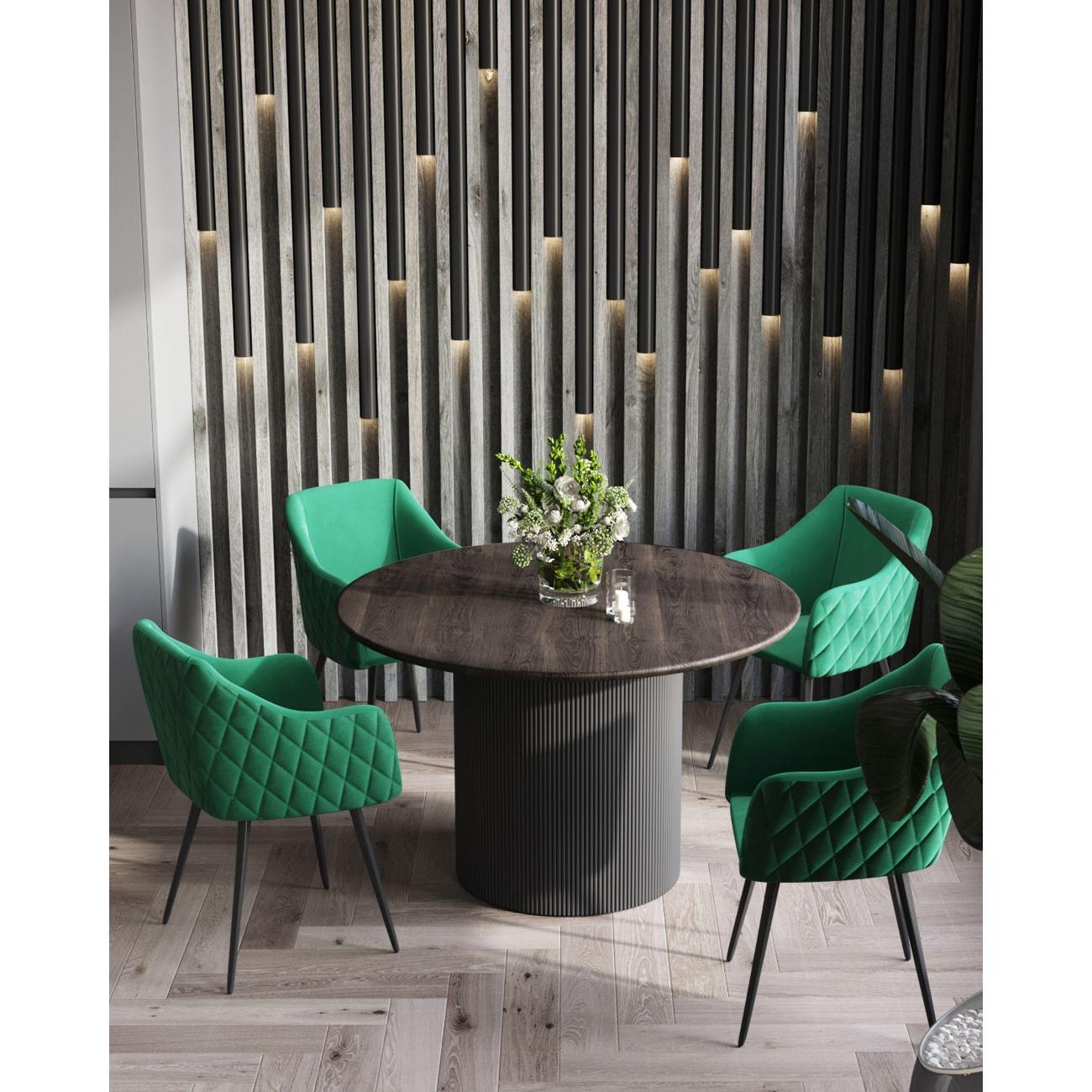 Стол обеденный Stool Group Ballet 120*75, темное дерево