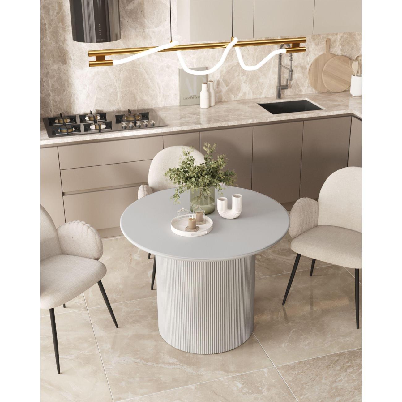 Стол обеденный Stool Group Ballet 100*75, серый