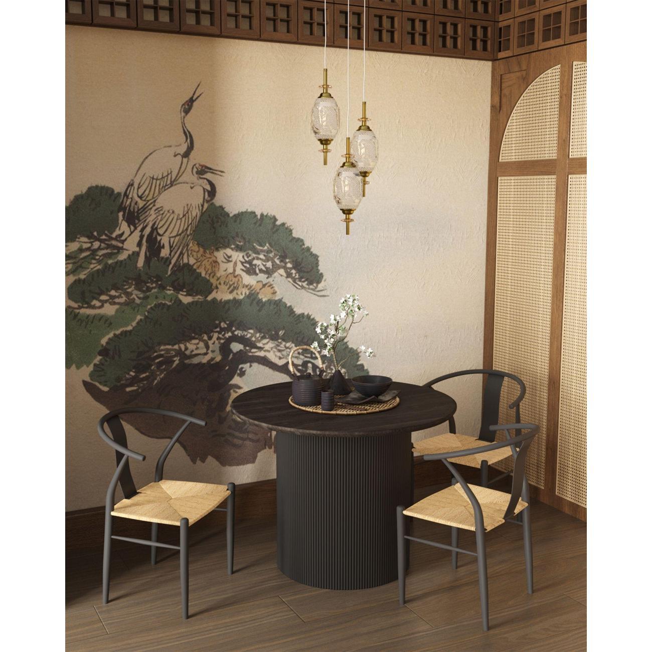 Стол обеденный Stool Group Ballet 100*75, темное дерево