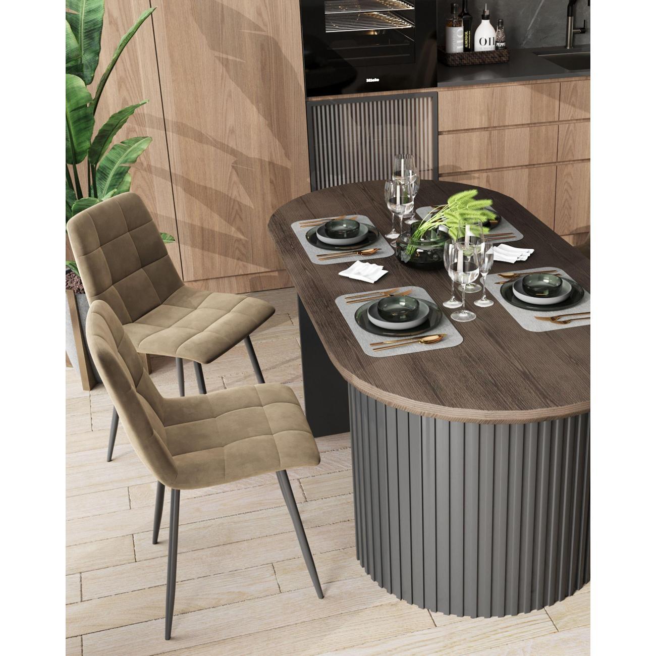 Стол обеденный Stool Group Ballet 180*90*75, темное дерево