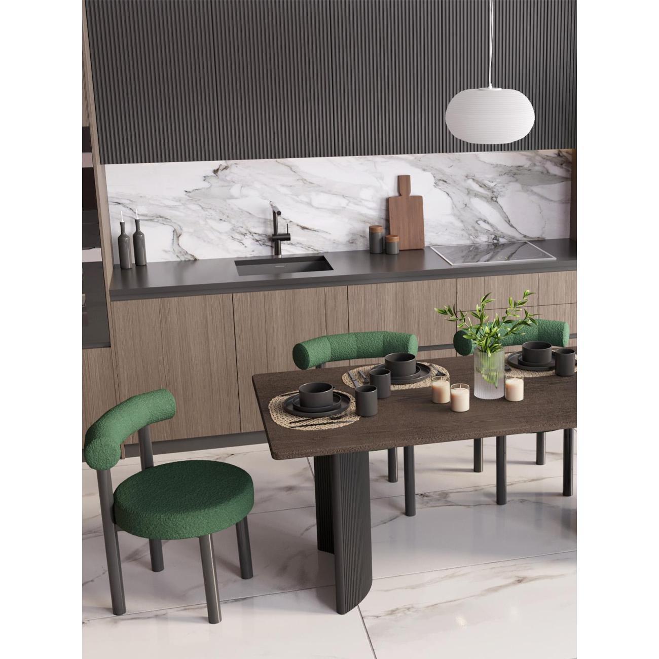 Стол обеденный Stool Group Celestia 180*90*75, темное дерево