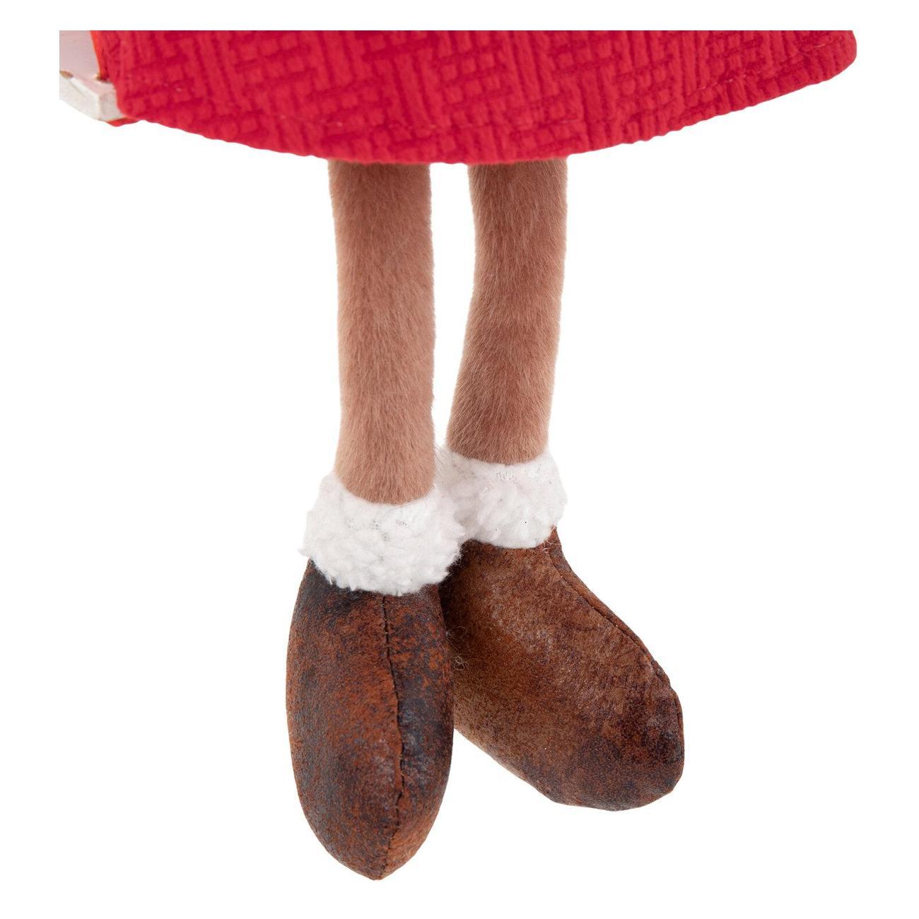 Набор новогодних украшений, игрушек Золотая сказка Оленёнок на качелях 40см 592506