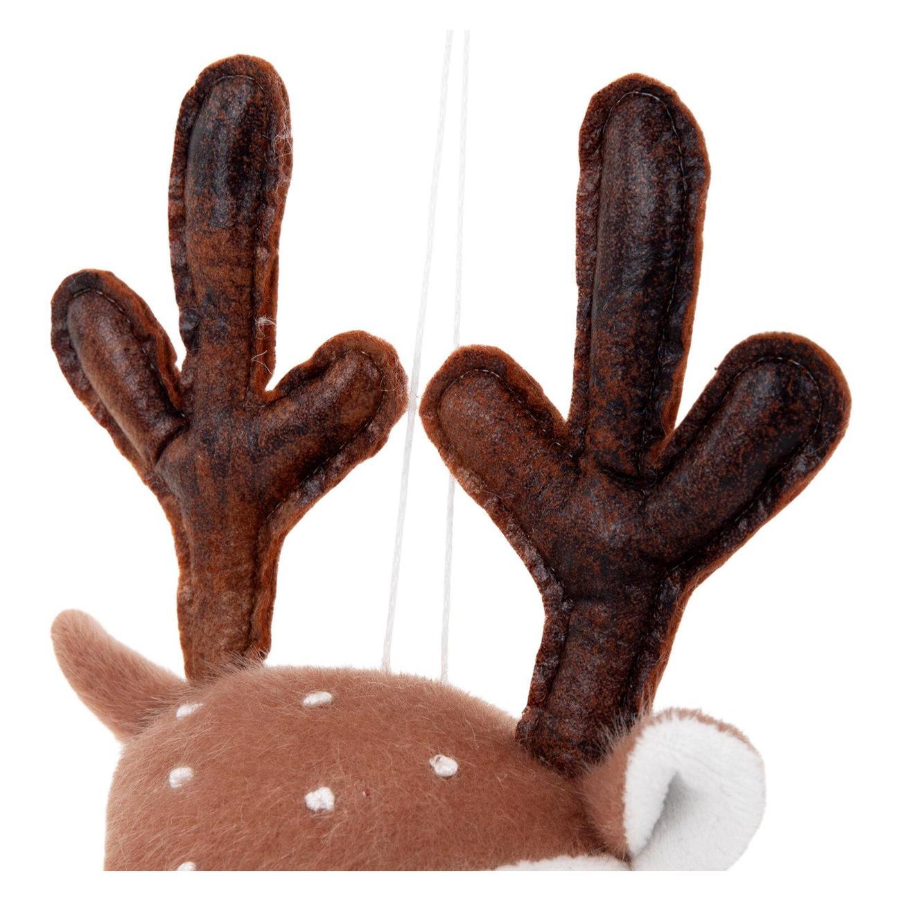 Набор новогодних украшений, игрушек Золотая сказка Оленёнок в шарфе 23см 592510