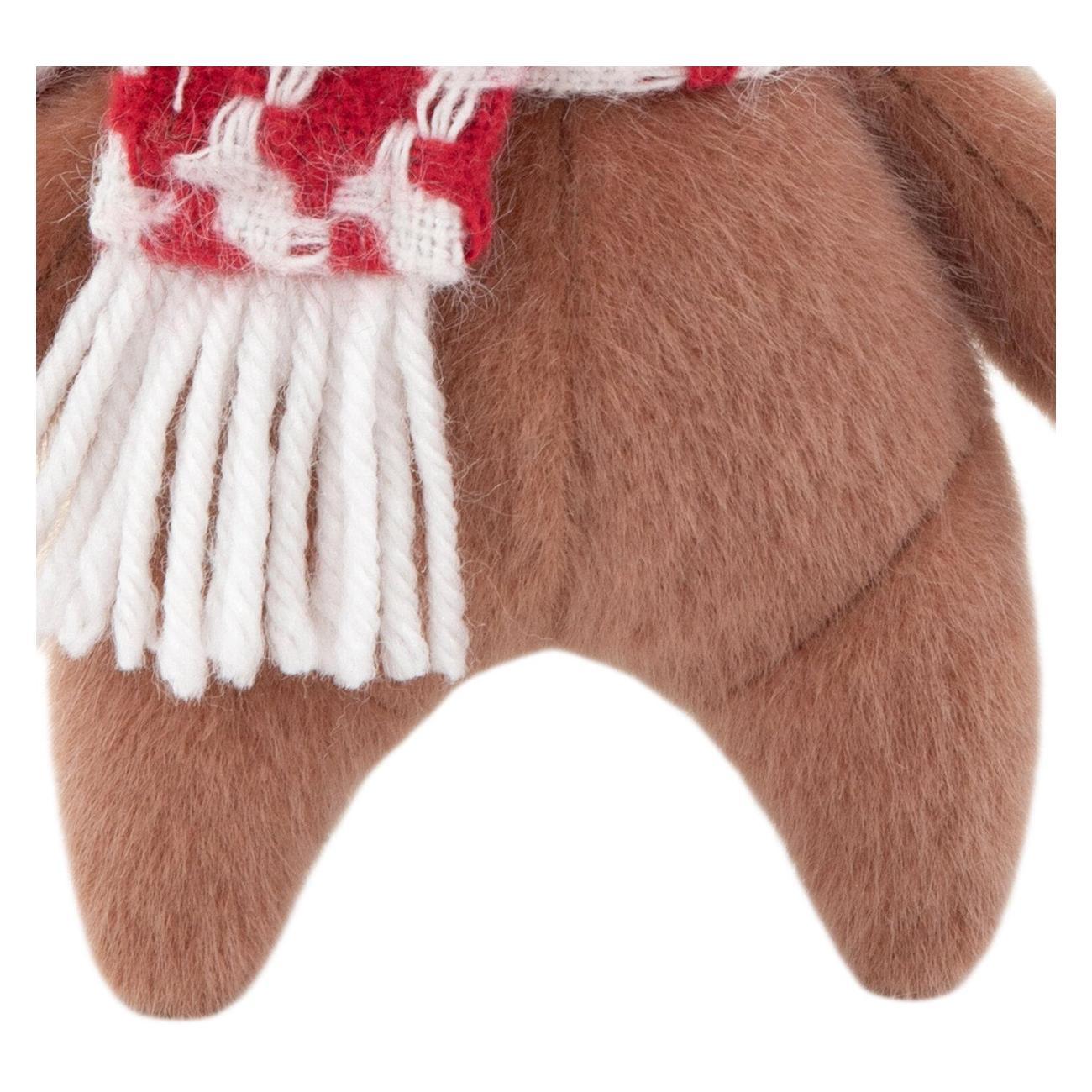 Набор новогодних украшений, игрушек Золотая сказка Оленёнок в шарфе 23см 592510