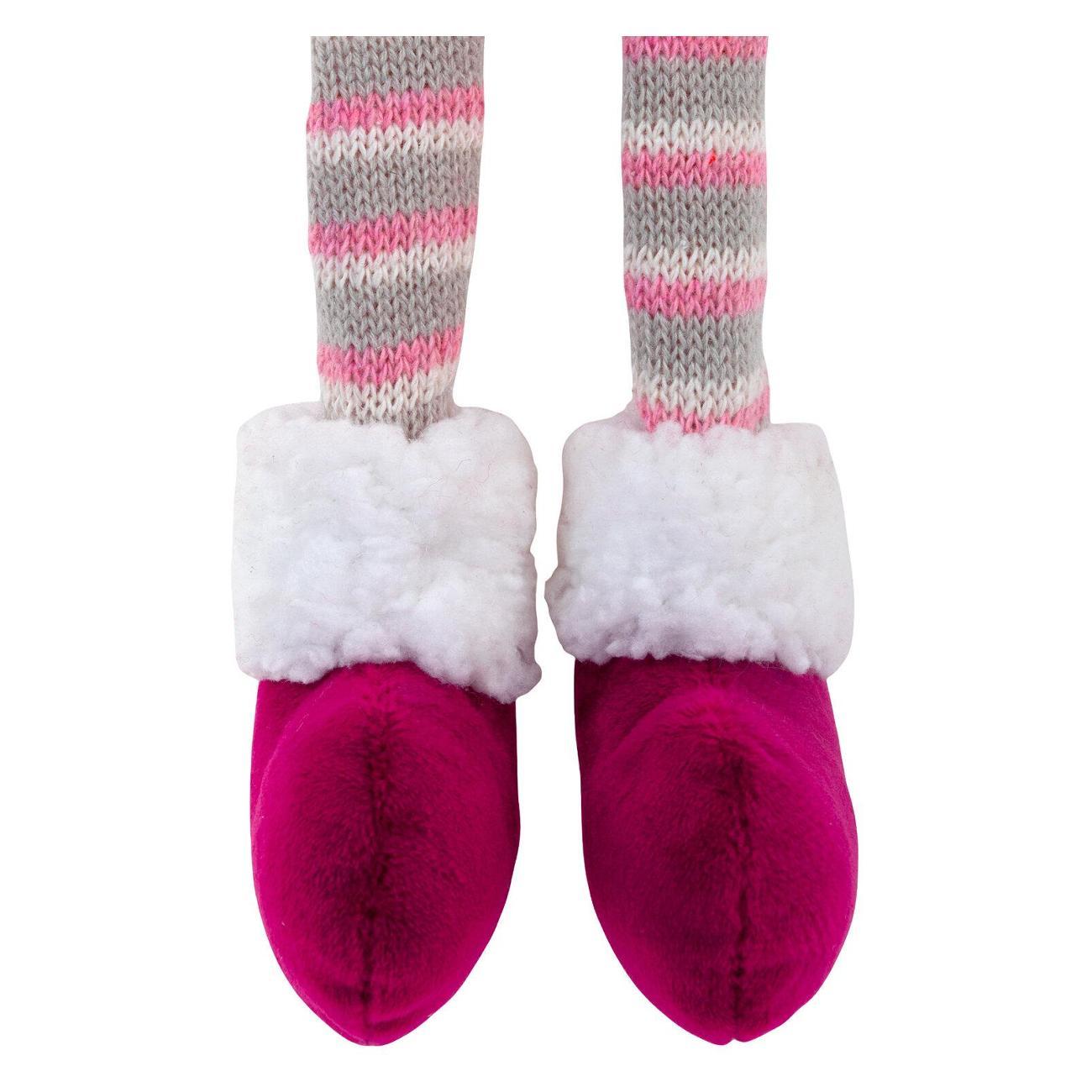 Набор новогодних украшений, игрушек Золотая сказка Розовый Гном с сердечком 70см 592524