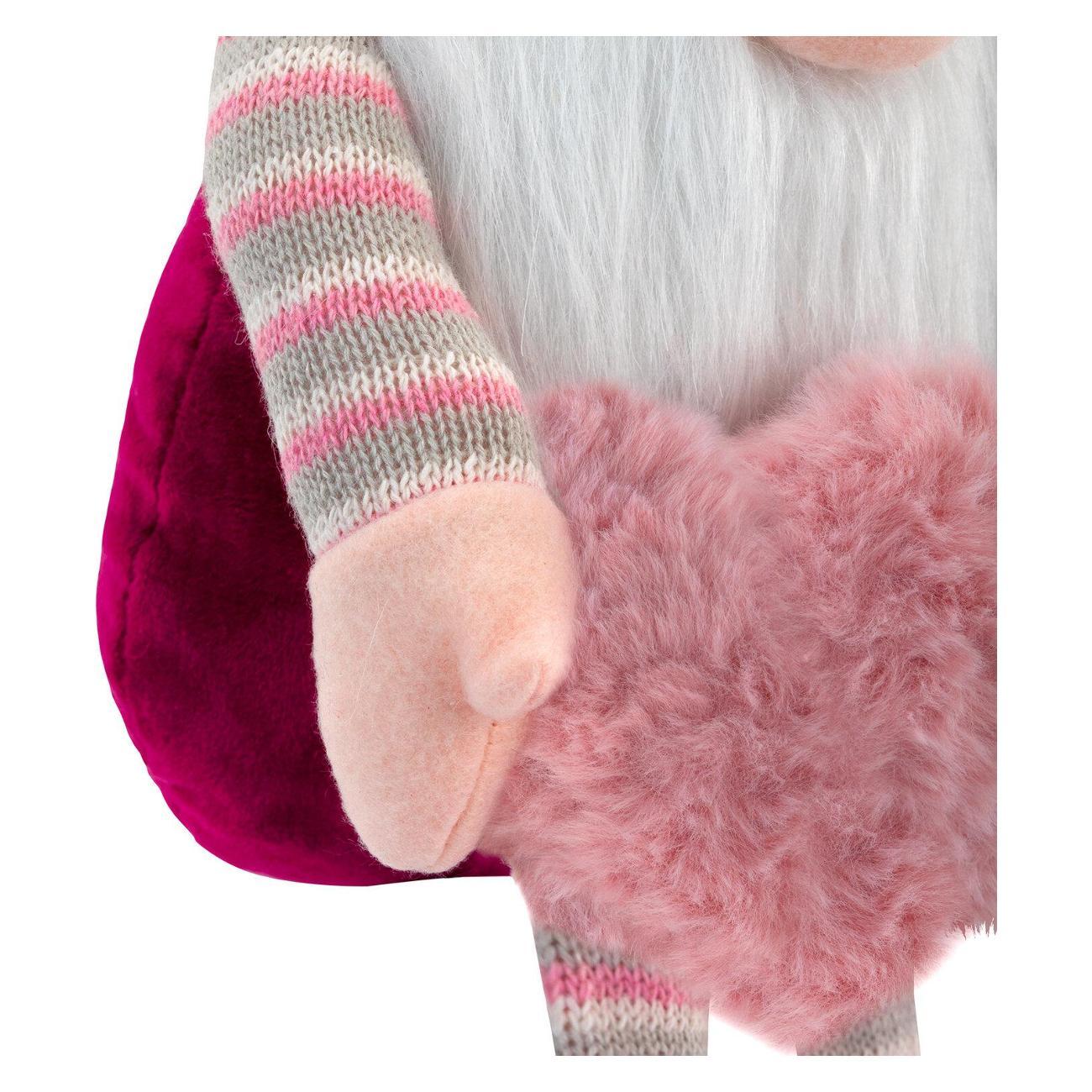 Набор новогодних украшений, игрушек Золотая сказка Розовый Гном с сердечком 70см 592524