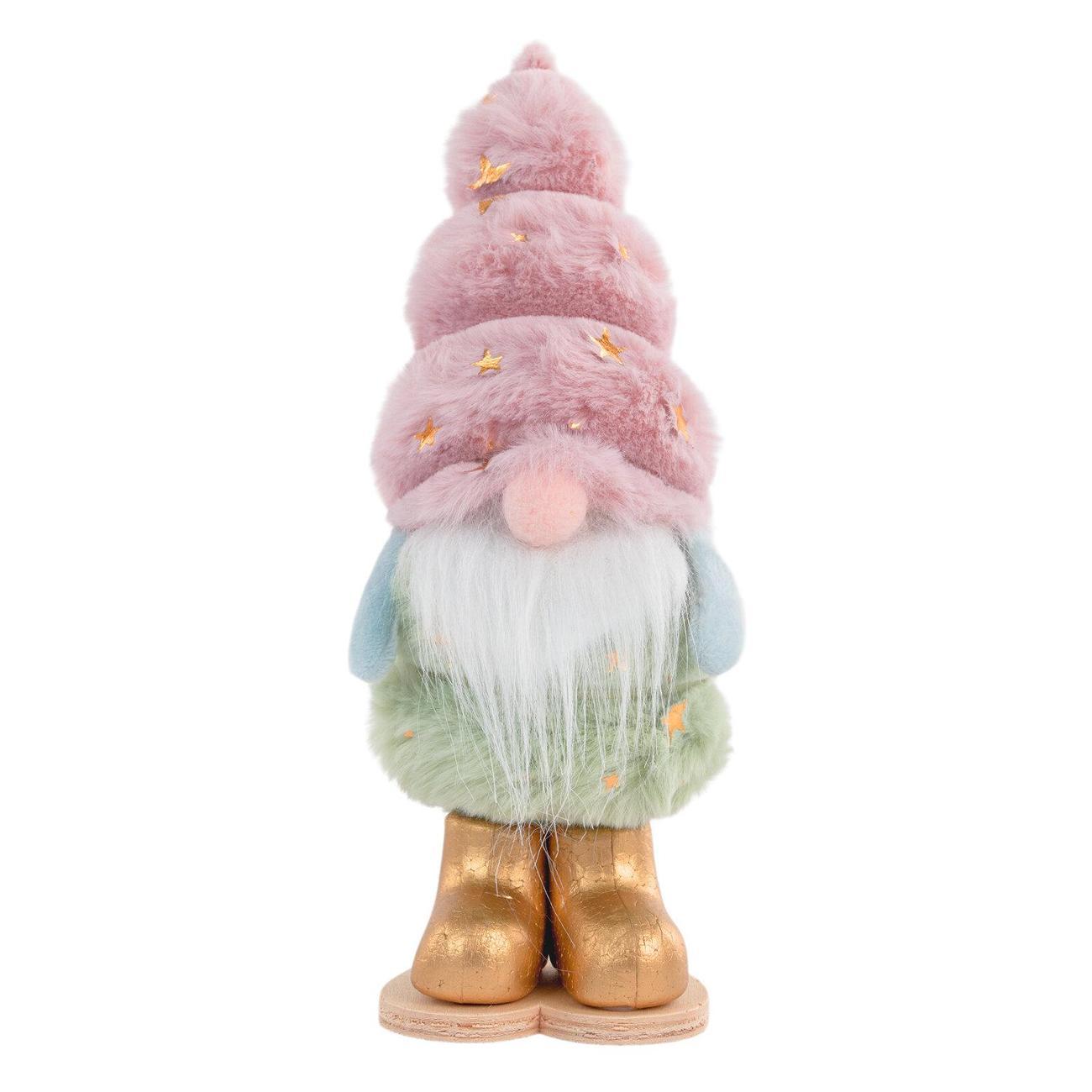 Набор новогодних украшений, игрушек Золотая сказка Пушистый гномик 22см фото