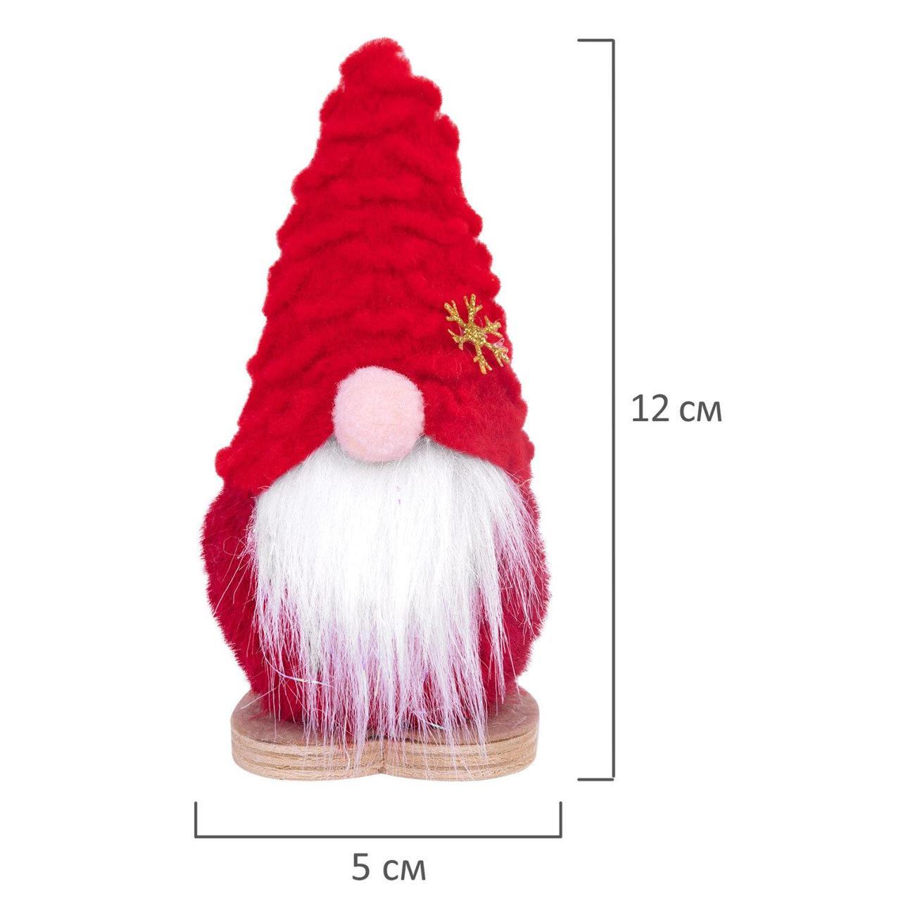 Набор новогодних украшений, игрушек Золотая сказка Гномики 12см ассорти