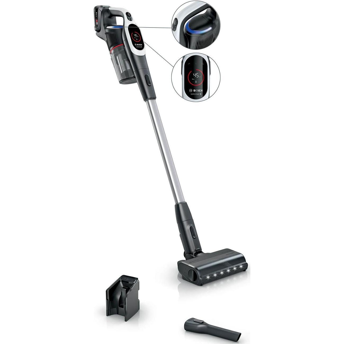 Пылесос вертикальный Bosch BCS931WBA черный