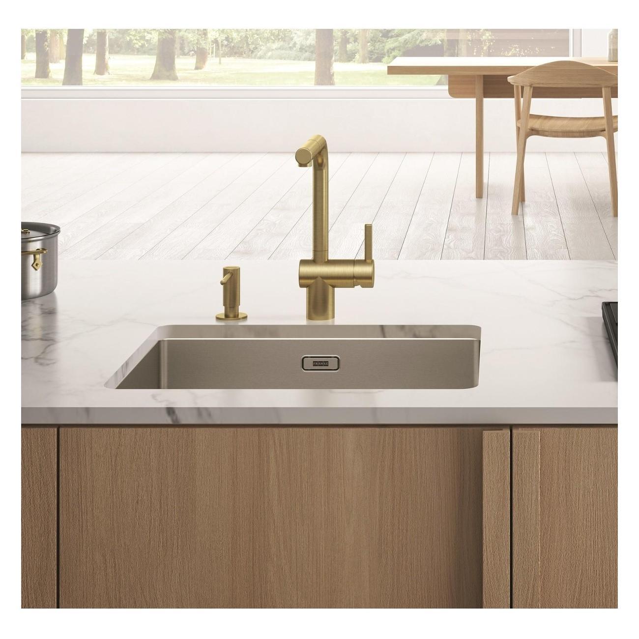 Смеситель Franke ATLAS Neo сталь PVD, золото